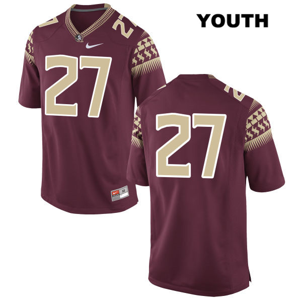 Youth NCAA Nike Florida State Seminoles #27 Ontaria Wilson College No Name Red Stitched Authentic Football Jersey ZAY2569RR